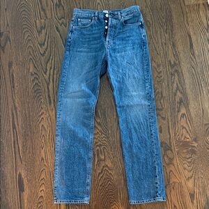 Toteme Dark Blue Straight Jeans